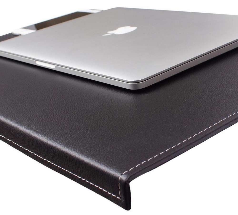 luxus laptop bőr pad