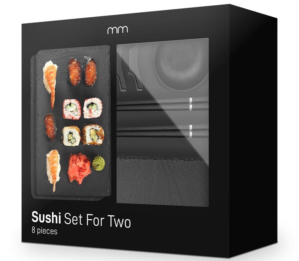 2 személyes sushi készlet, tálalókészítő készlet