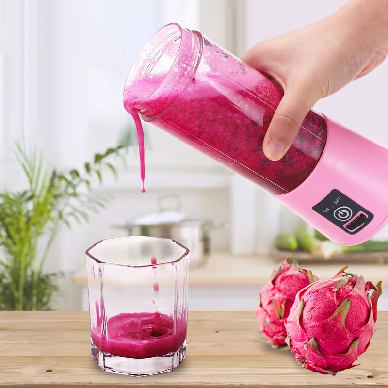 Smoothie utazási turmix rózsaszín nőknek